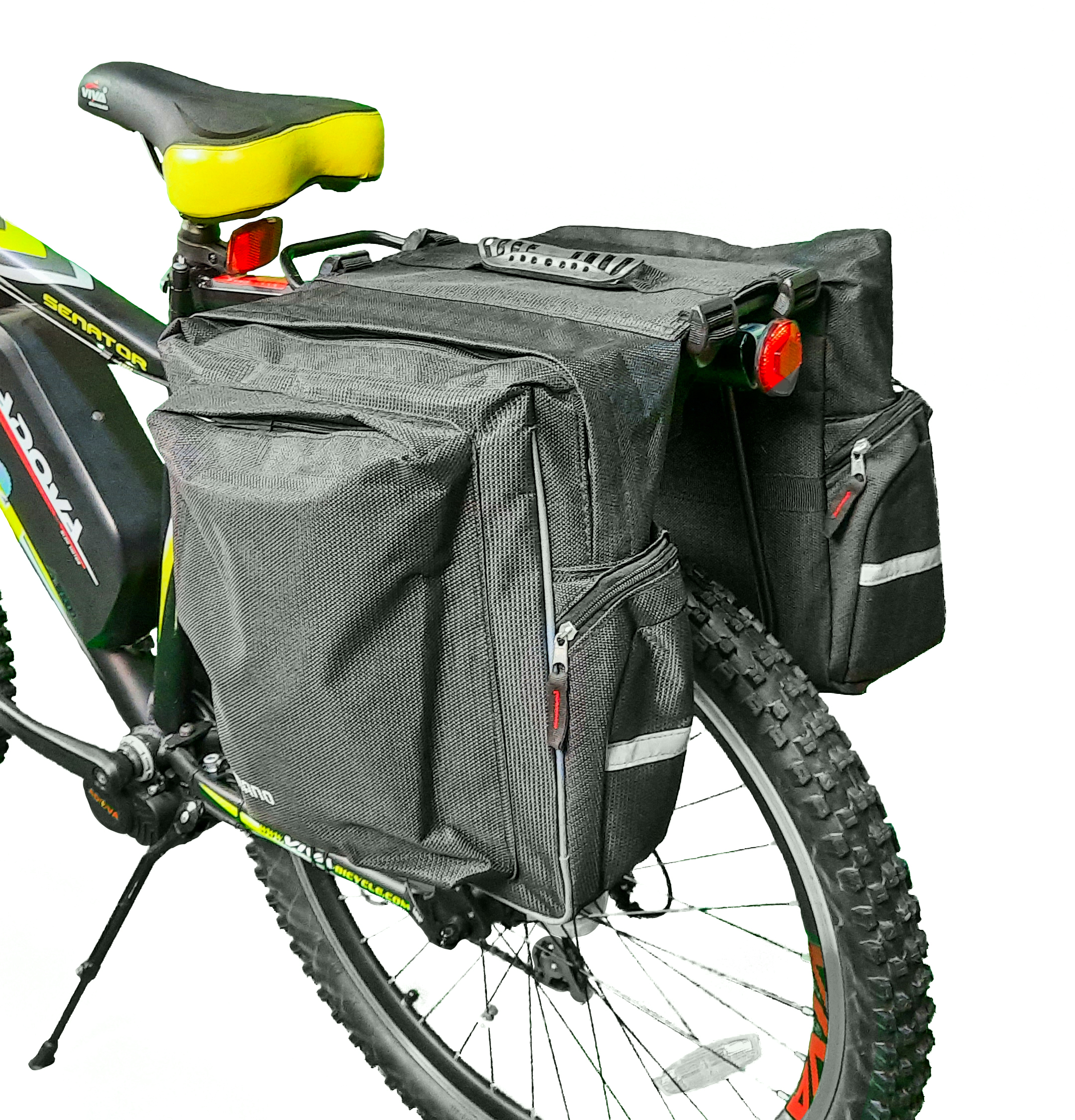 طراحی سایت سورا - آدوا - کیف خورجینی دوچرخه مدل شیمانو ۴۰ لیتری